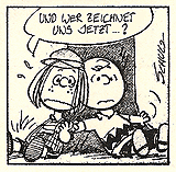CHARLES M. SCHULZ (1922 – 2000) — Charlie und Peppermint Patty in 1972