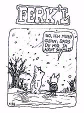  &raquo;FERKL&laquo;, meine Zeichnung von 1976 