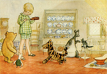  Christopher Robin gives Extract of Malt all round. 